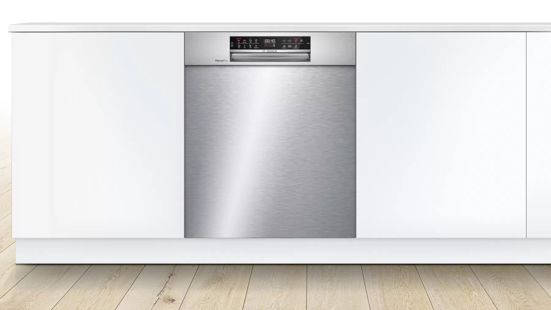 Series 6 Bosch E01GTJI5LB Máy rửa bát âm tủ 60 cm Thép không gỉ