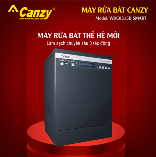 Máy rửa bát Canzy WDC3015B SMART