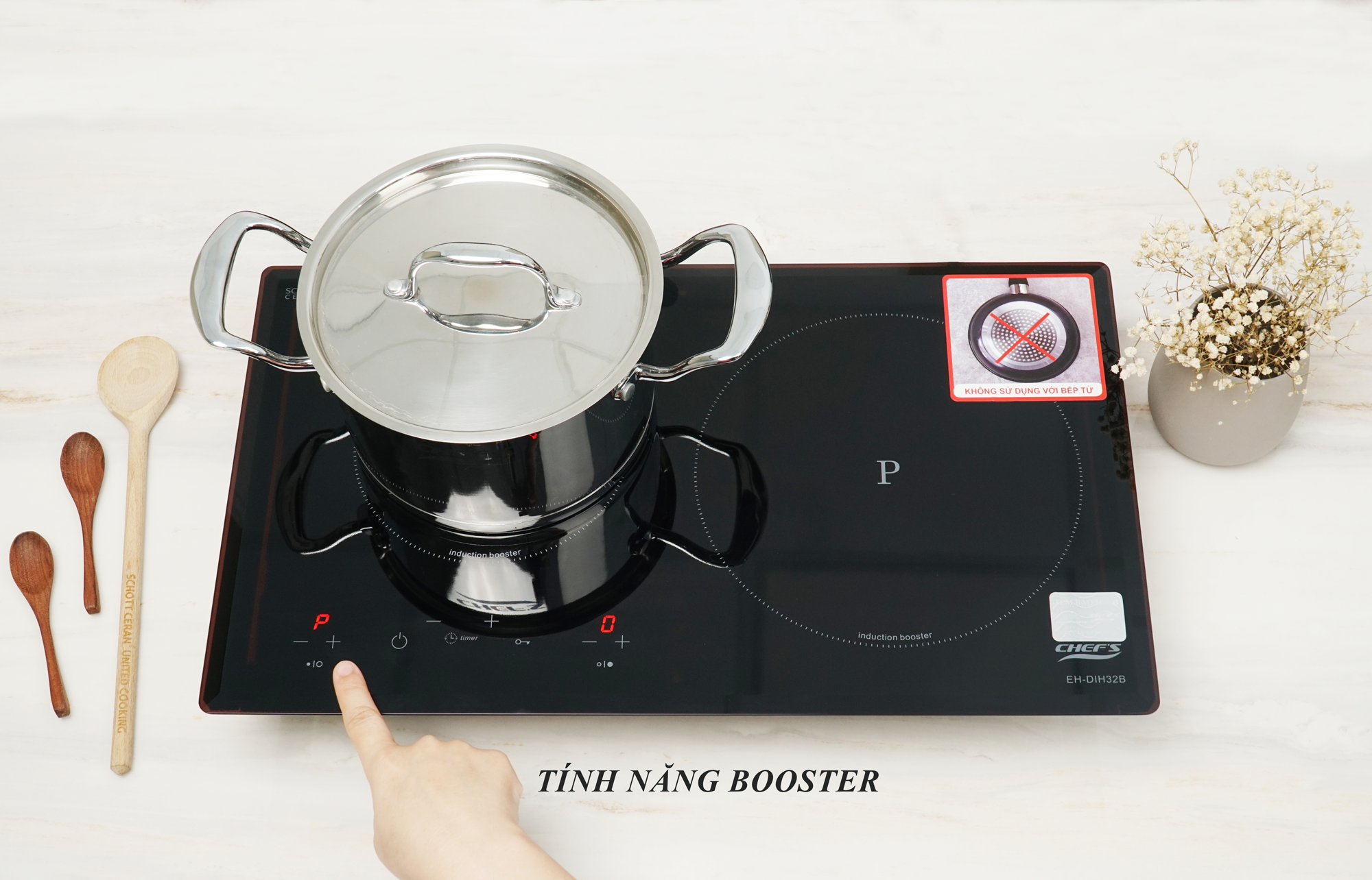 Chef's Bếp từ đôi EH-DIH32B