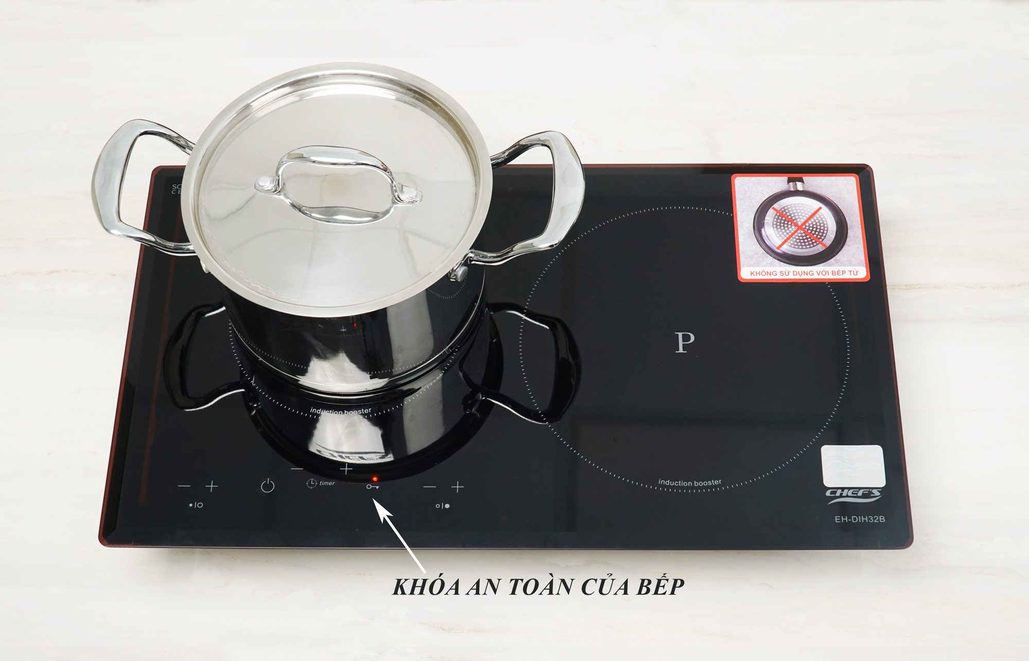 Chef's Bếp từ đôi EH-DIH32B