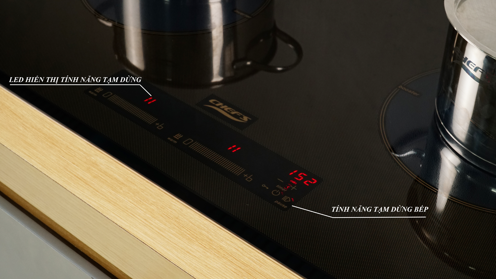 Chef's Bếp từ đôi EH-DIH888S