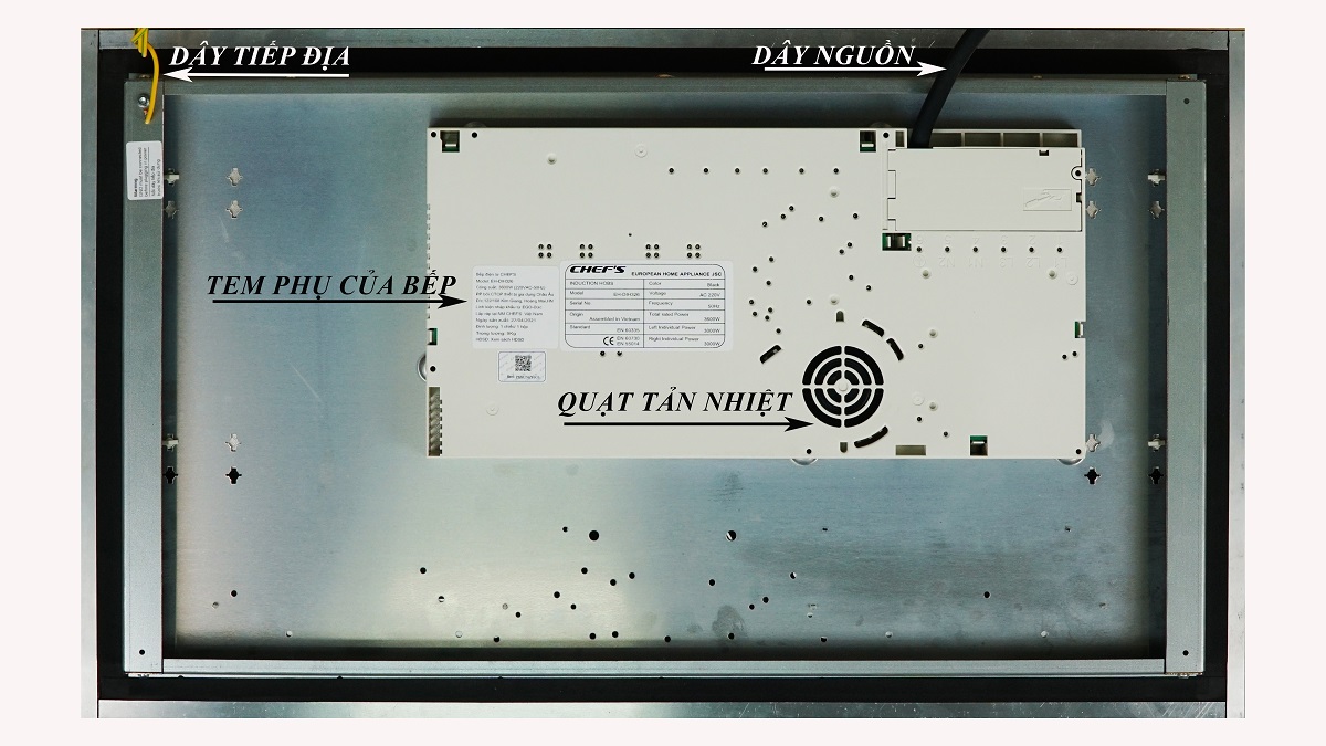 Chef's Bếp từ đôi EH-DIH326