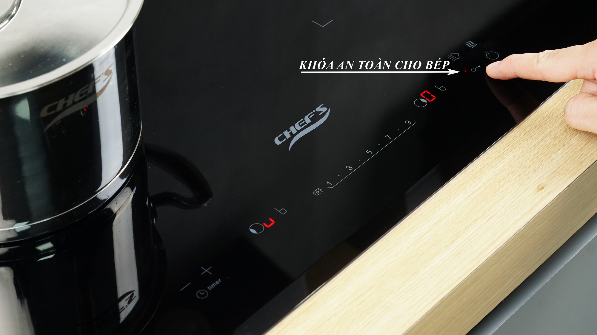 Chef's Bếp từ đôi EH-DIH866G