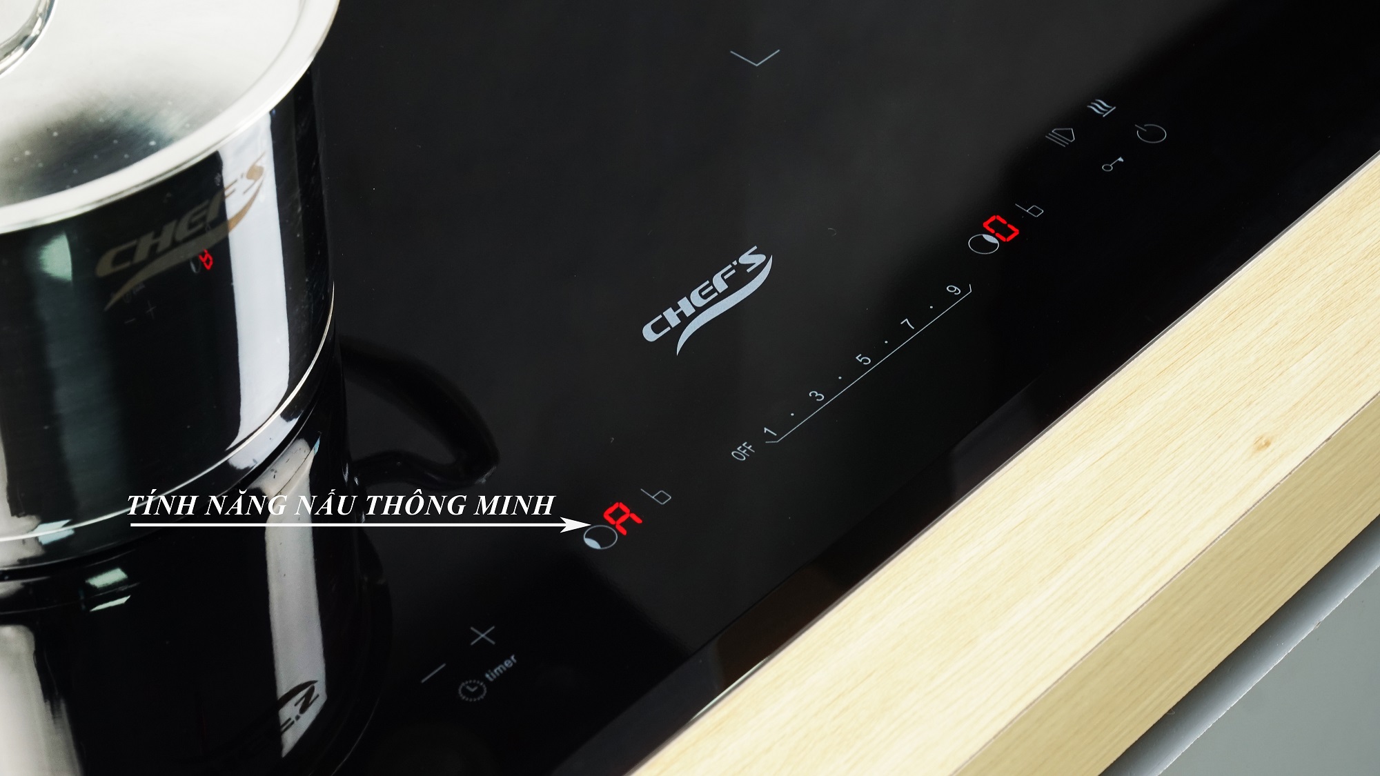 Chef's Bếp từ đôi EH-DIH866G