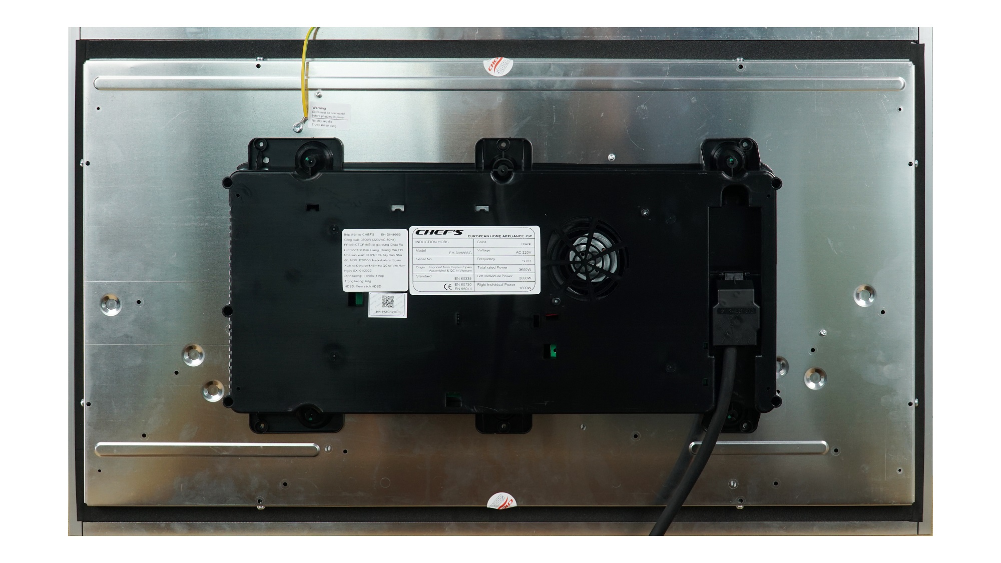 Chef's Bếp từ đôi EH-DIH866G