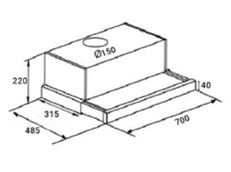 Chef's Máy hút mùi EH-R906E7T