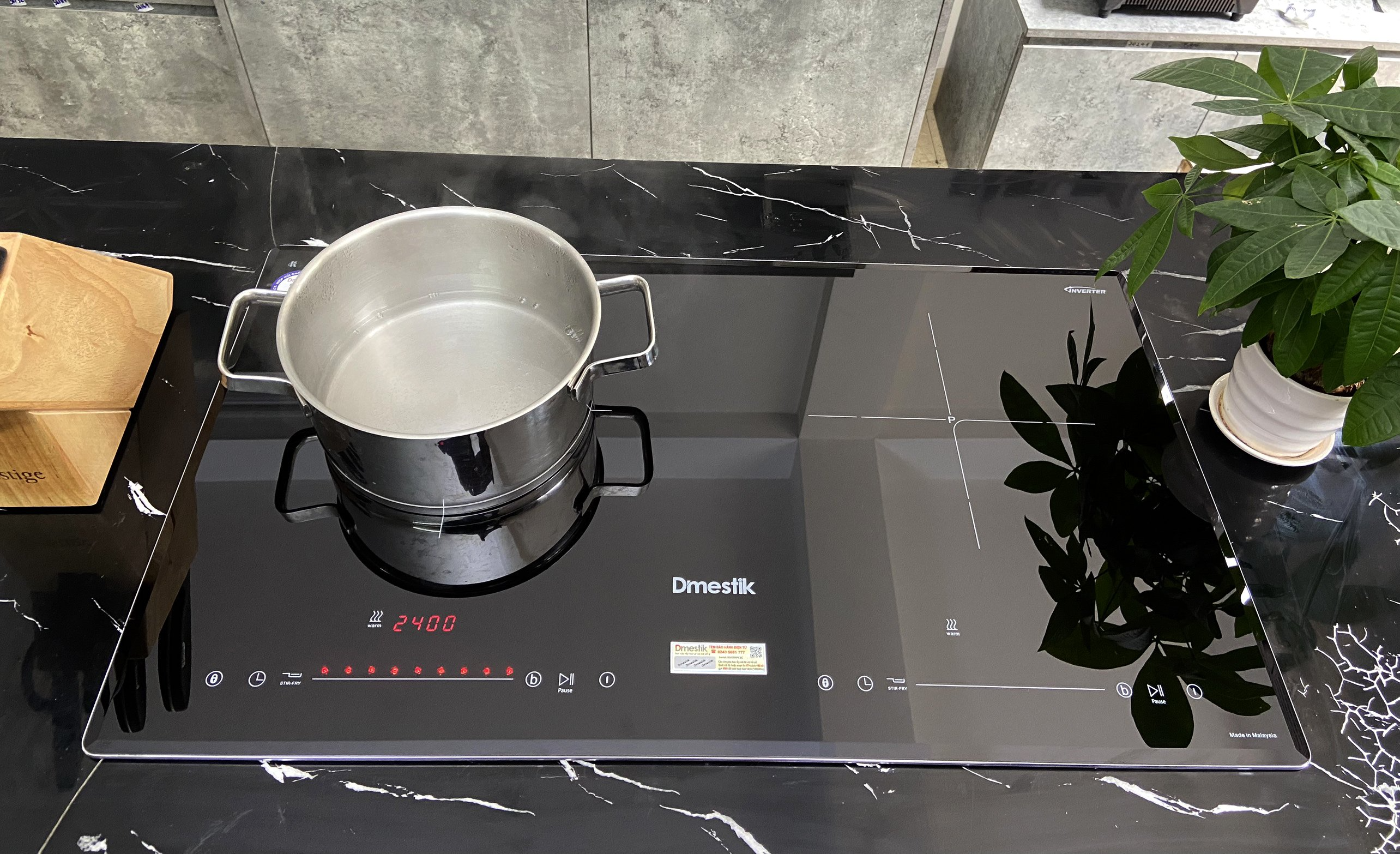 Bếp từ đôi D'mestik ML288 DKI (bo viền 4 cạnh)