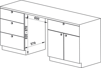 Máy rửa chén âm Hafele HDW-FI60D