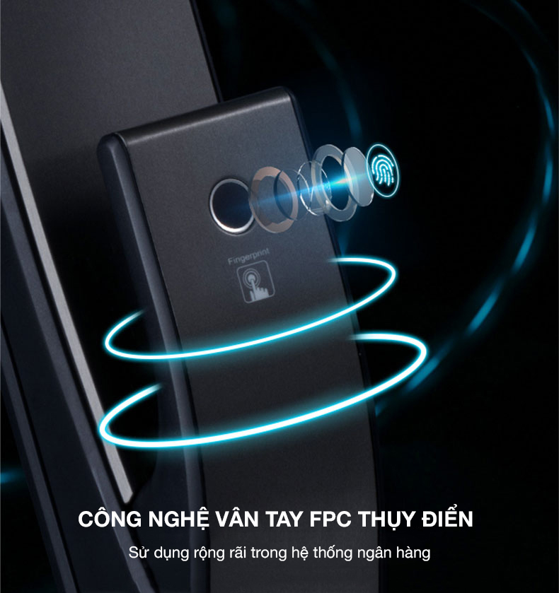 Khóa cửa vân tay KAADAS K9 - khóa cửa Kéo – Đẩy hiện đại