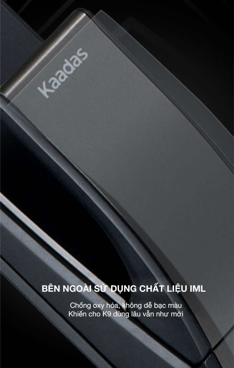 Khóa cửa vân tay KAADAS K9 - khóa cửa Kéo – Đẩy hiện đại