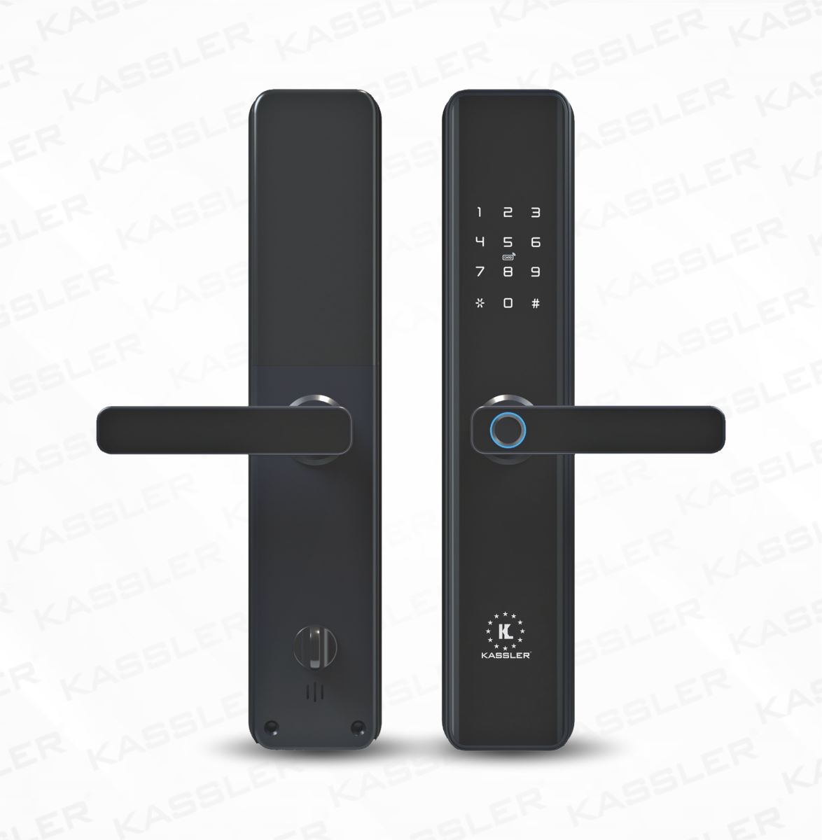 Khóa cửa vân tay Kassler KL-669 Black ( mới nhất)