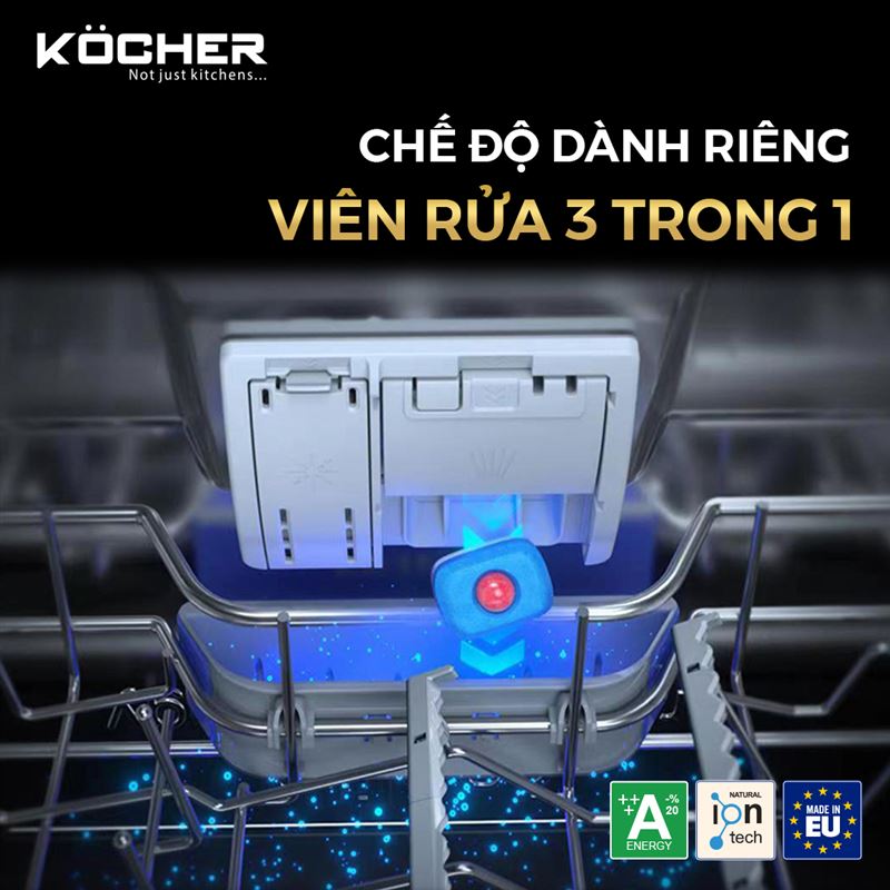 MÁY RỬA BÁT KOCHER KDEU-8866S8 (SERIES 8)