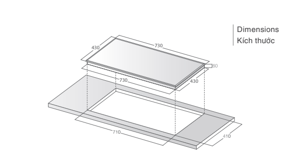 Bếp từ đôi Lorca LCI-999 PLUS