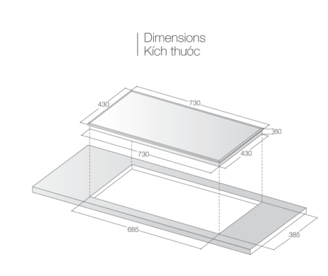 Bếp từ đôi Lorca TA 1008 VN