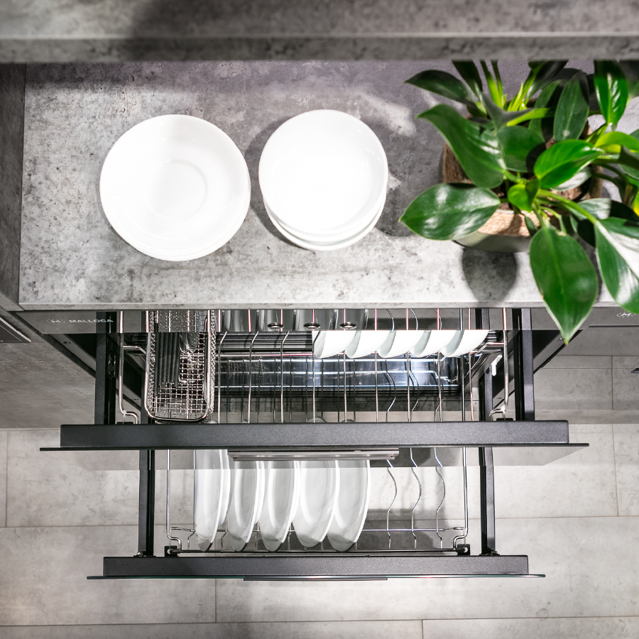 Máy sấy chén dĩa âm tủ Malloca MSC-100A