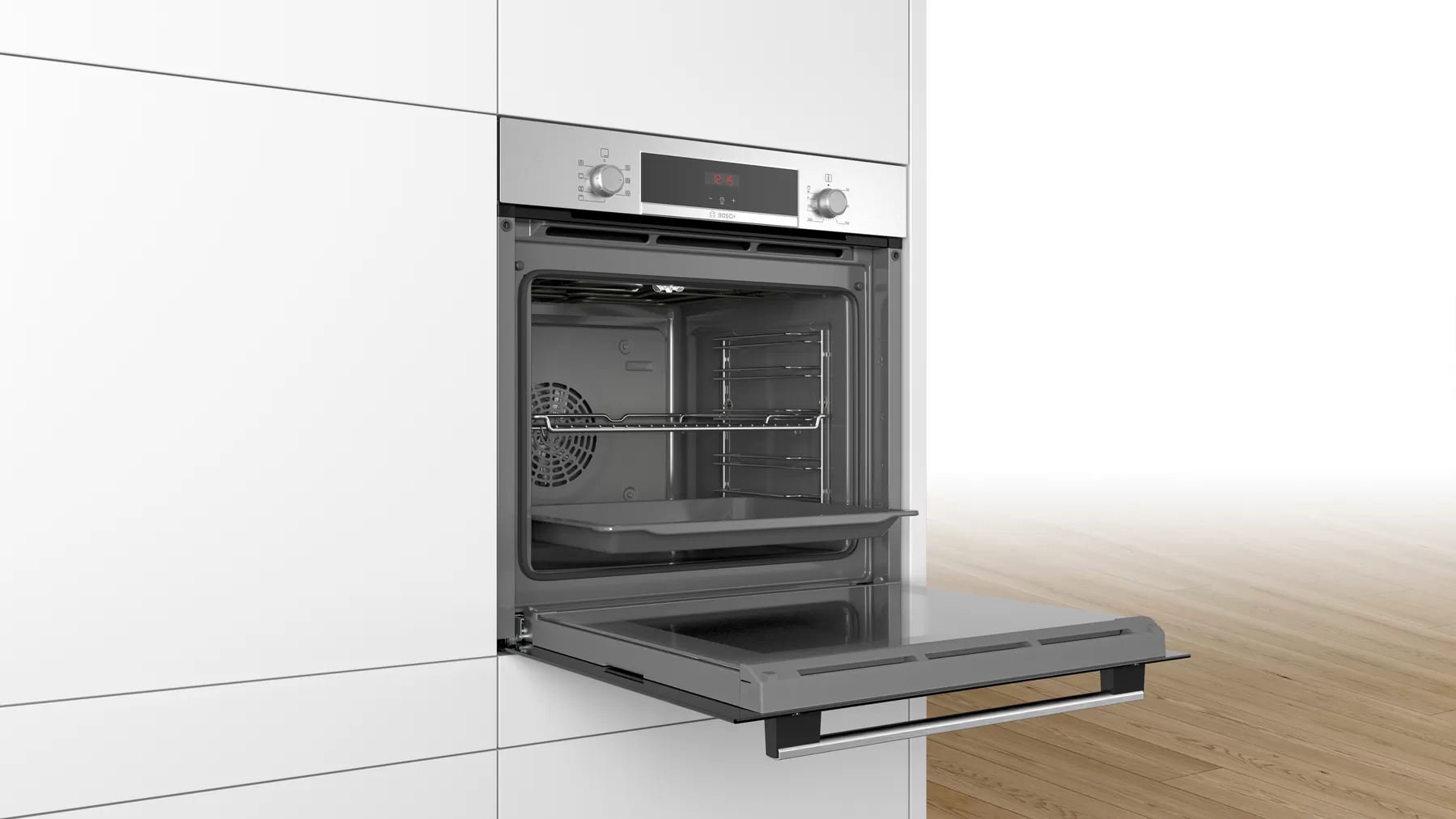 Series 4 Lò nướng âm tủ 60 x 60 cm Thép không gỉ