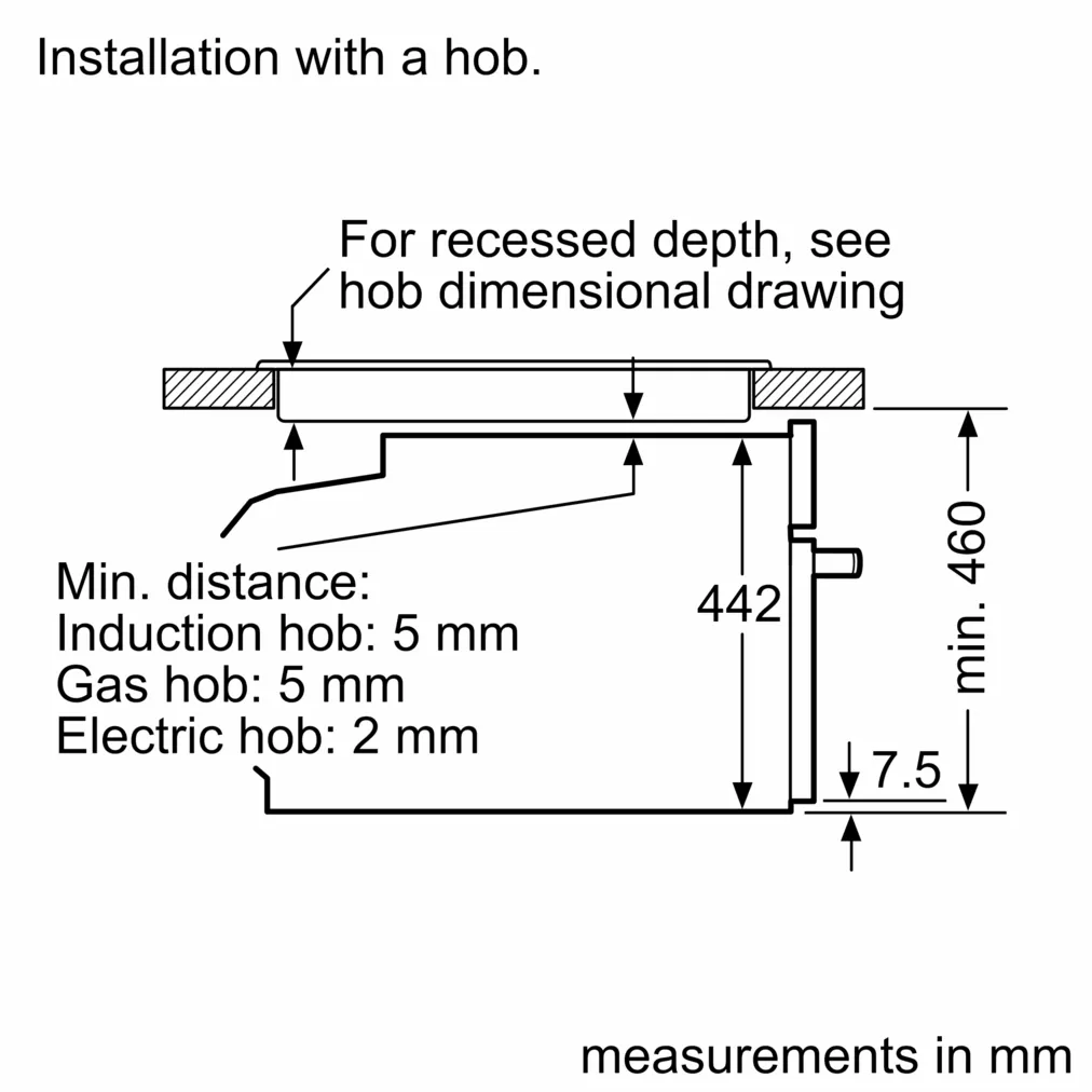 Lò hấp âm tủ 60 x 45 cm Thép không gỉ