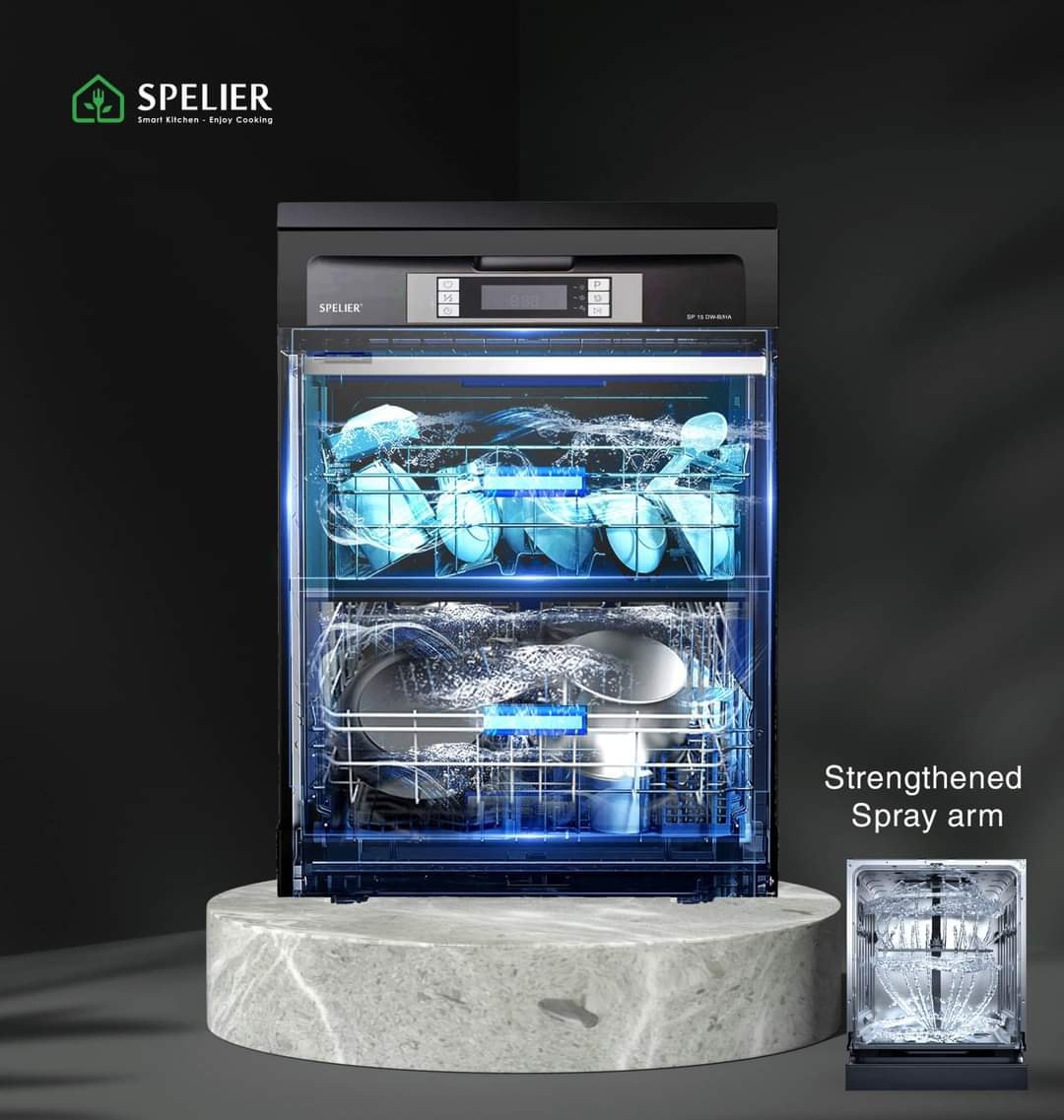 MÁY RỬA BÁT (CHÉN) SP 15 DW-S/HA