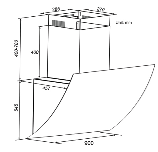 HÚT MÙI Spelier SP 708 PLUS 70cm