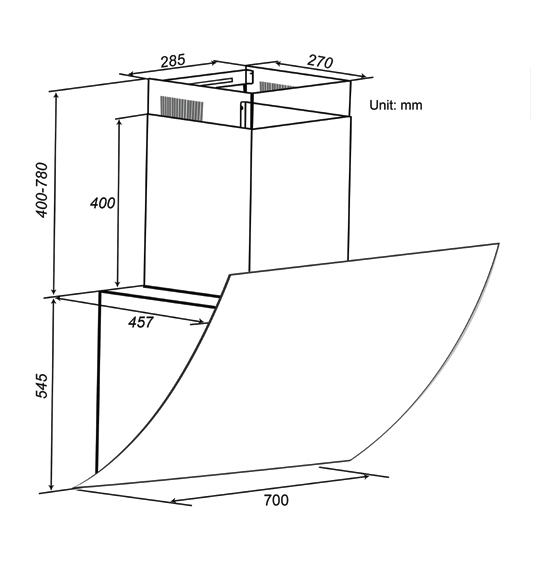 HÚT MÙI Spelier SP 680W