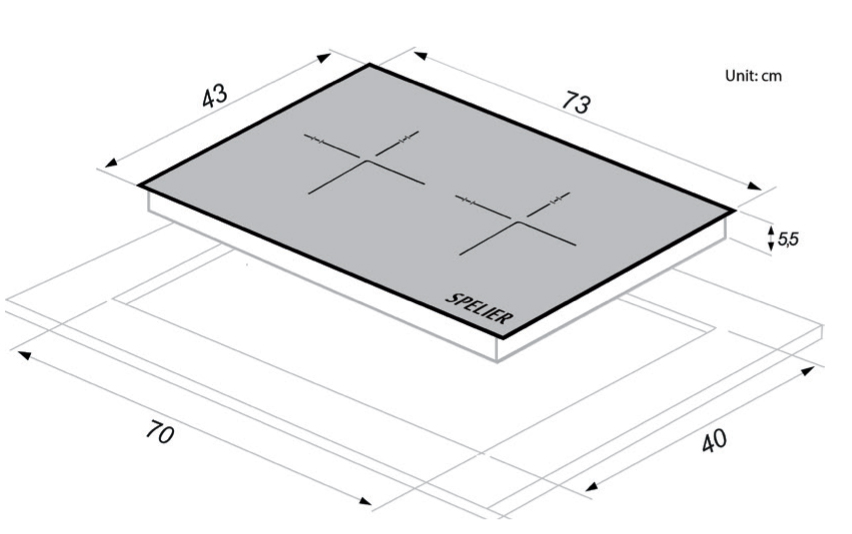 BẾP TỪ ĐÔI SPM–728I PLUS