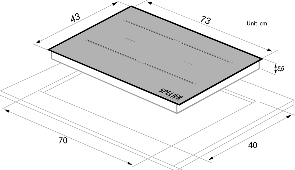 Spelier BẾP TỪ ĐÔI  SPM 929I PLUS