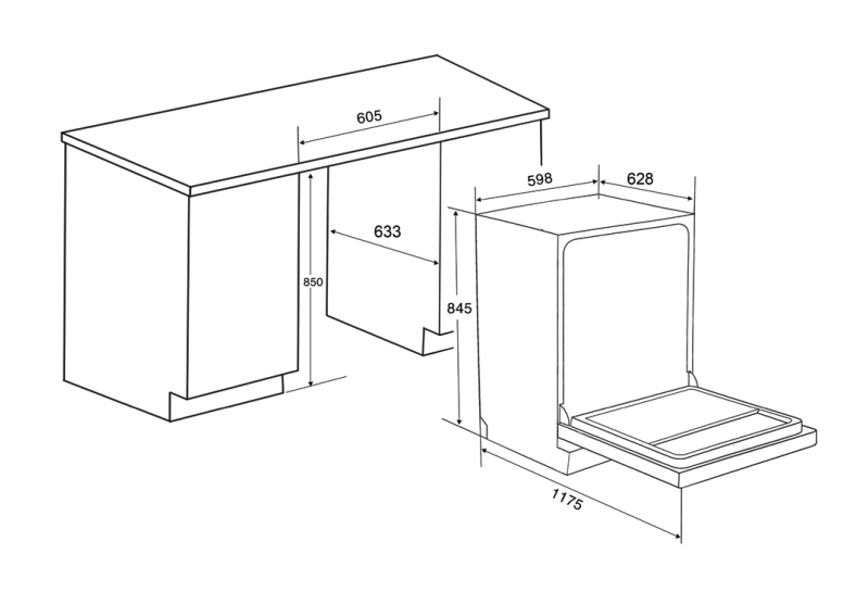 MÁY RỬA BÁT (CHÉN) SP 15 DW-B/HA