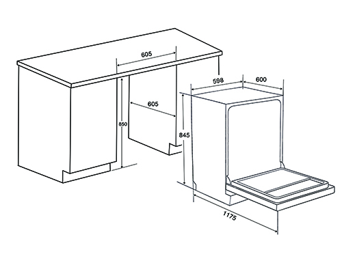 MÁY RỦA BÁT (CHÉN) SP 15 DW-SS