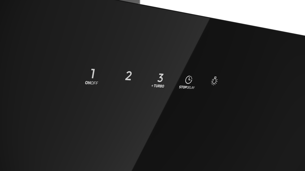 Hút mùi Teka áp tường dạng nghiêng, 90cm DVN 97050 TTC BK