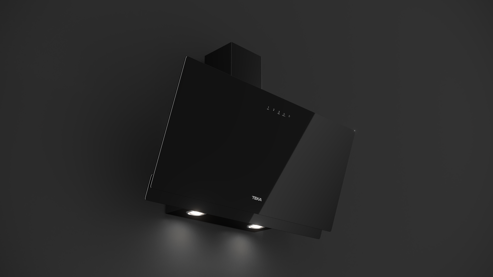 Hút mùi Teka áp tường dạng nghiêng, 90cm DVN 97050 TTC BK