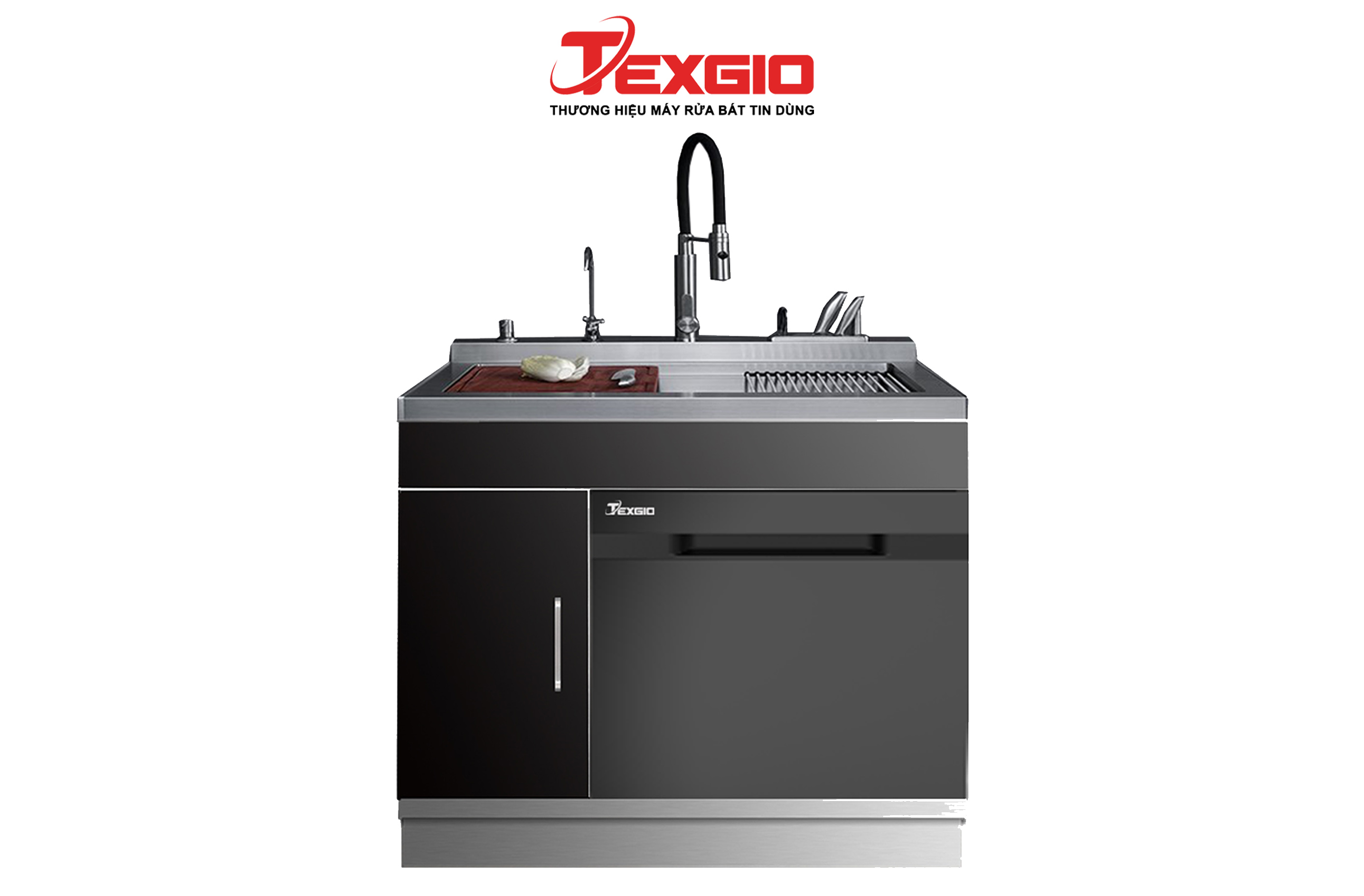 exgio Dishwasher TGUMF11S - 11 Bộ Đa Năng Tích Hợp Rửa Sóng Siêu Âm, Sấy Khí Nóng, UV