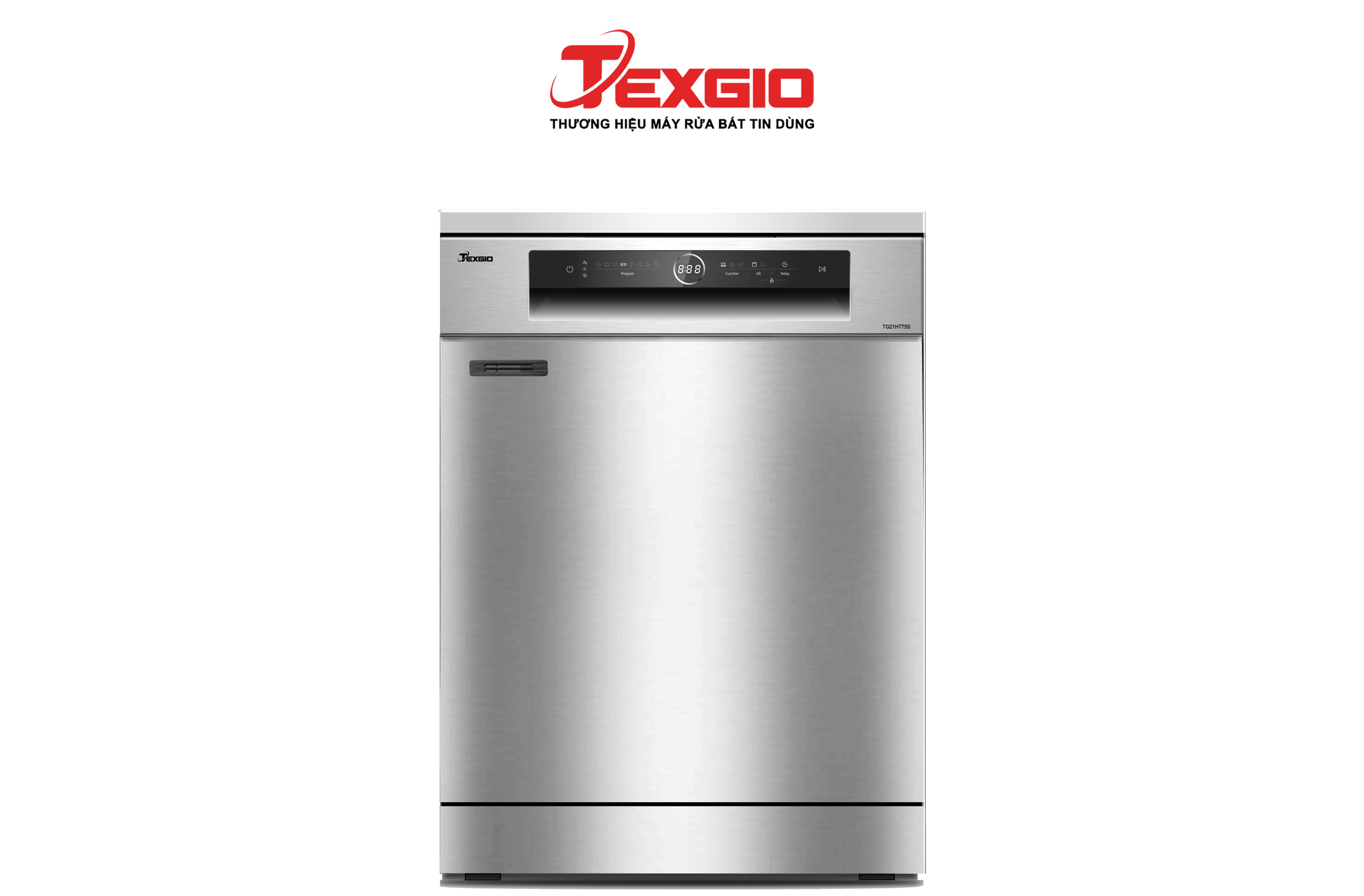 Texgio Dishwasher TG21H775S - 13 Bộ Sấy Khí Nóng, Diệt Khuẩn UV