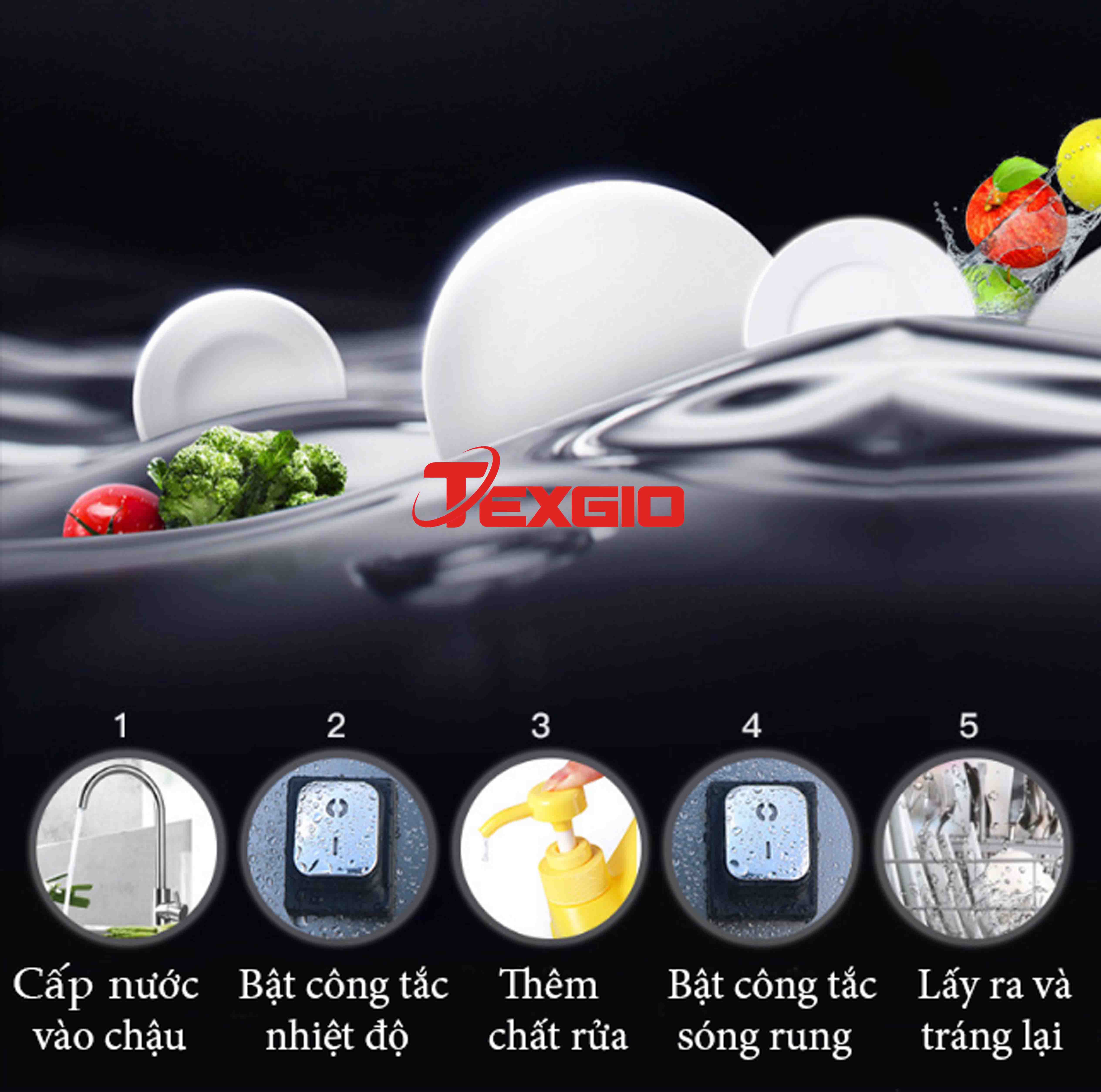 Máy Công Nghiệp UltraSonic Texgio Luxury TGU-2000XD